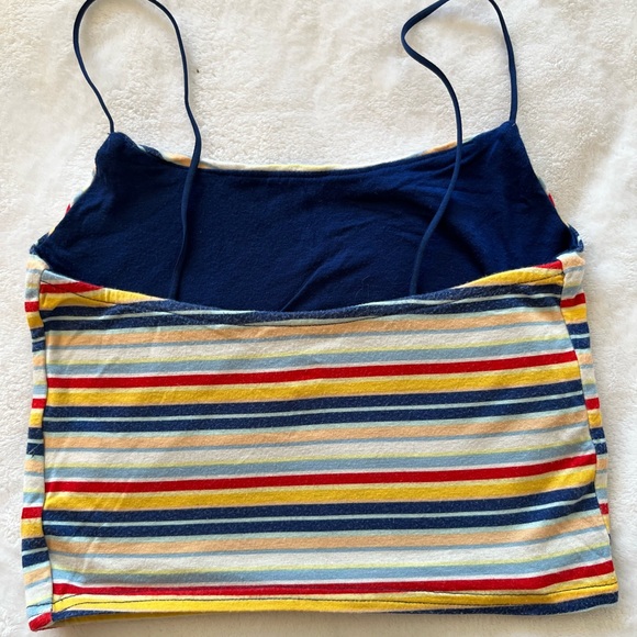 Pacsun Striped Cropped Tank Top - Picture 3 of 3